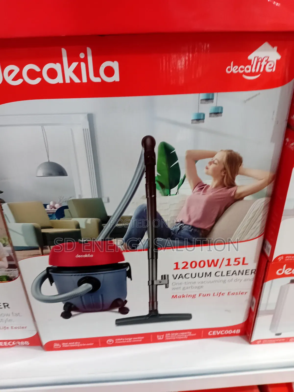 Power Pick Decakila 15l Vacuum Cleaner Decakila Vacuum Cleaner