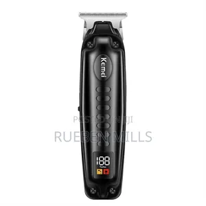 Kemei Km-1578 High Quality Beard Trimmer Shaving Machine - Black