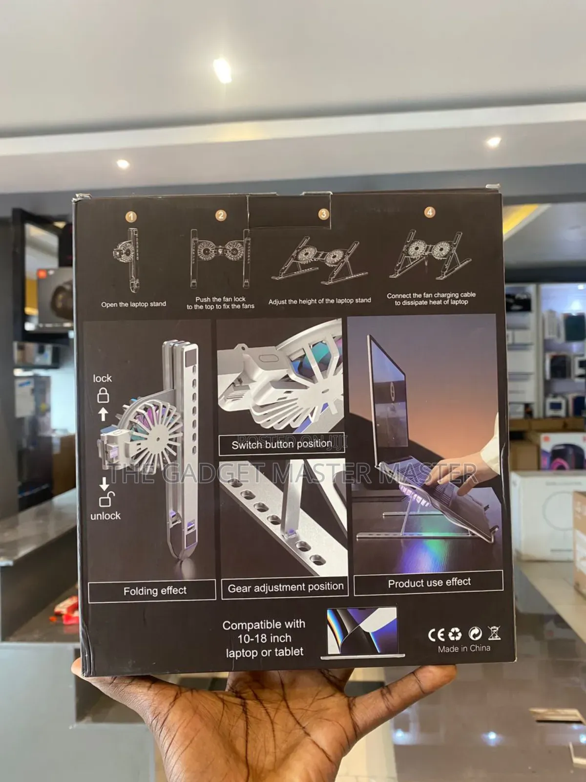 Multifunctional Laptop Stand With Fans