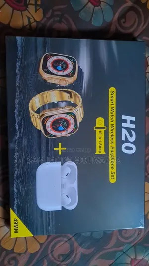H20 + Earphones 10 in 1 Set Smart Watch