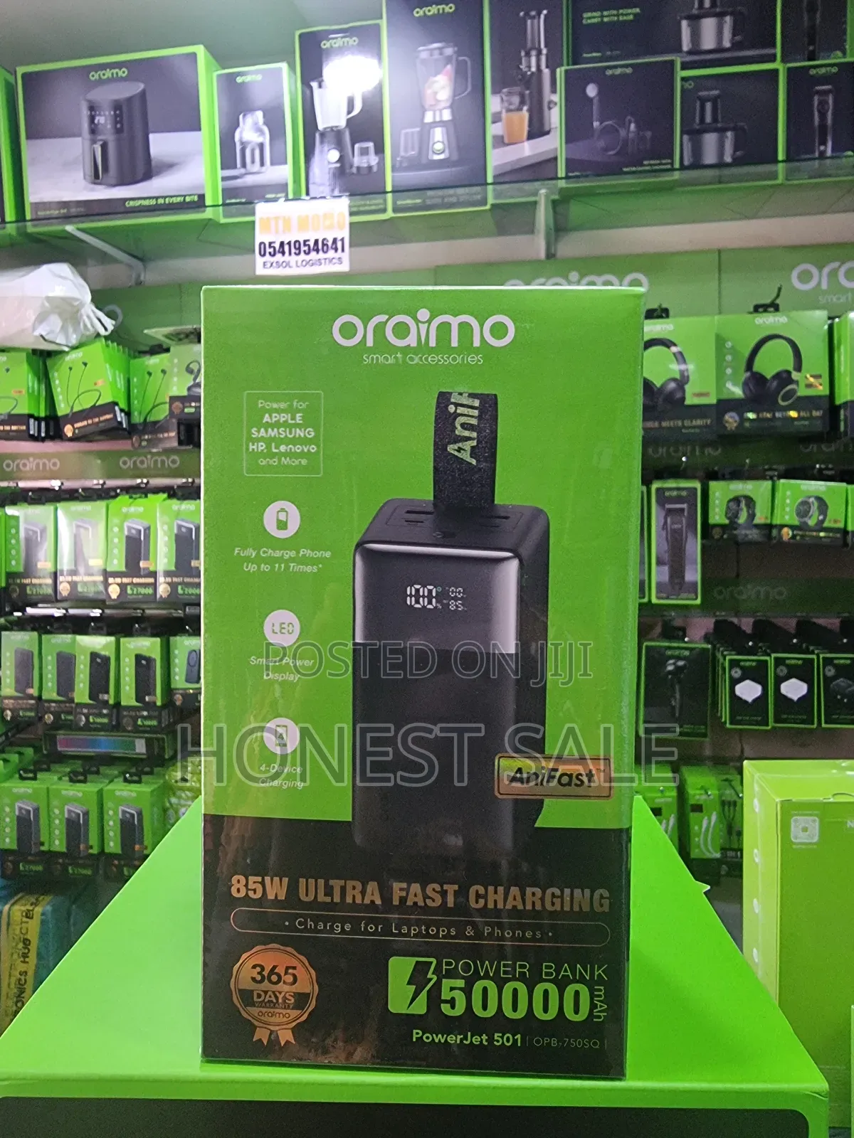 Oraimo Powerjet 501 50000mah 85w Laptop And Phone Power Banks