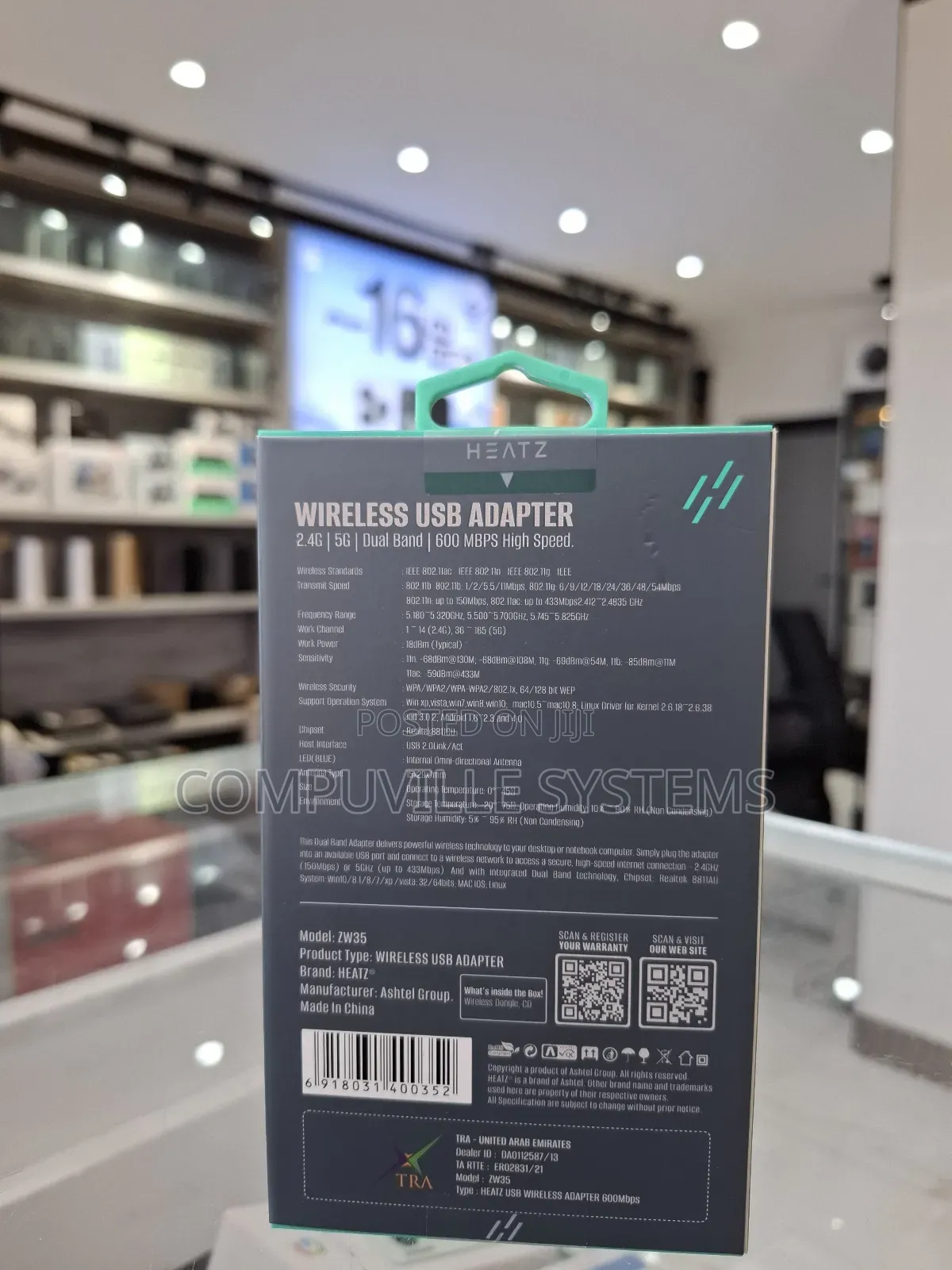 Heatz Zw35 Wireless Usb Adapter