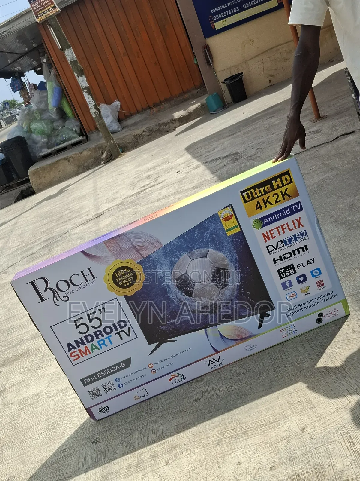 Smart Android Tv Uhd Roch Brand Fresh in Box for Sale at Cool Price