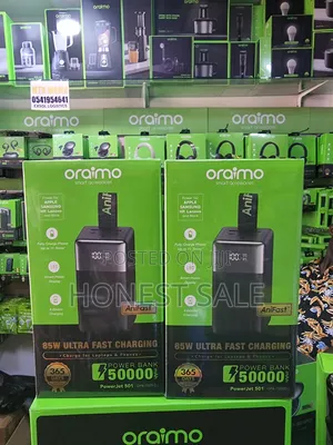 Oraimo Powerjet 501 50000mah 85w Laptop And Phone Power Banks