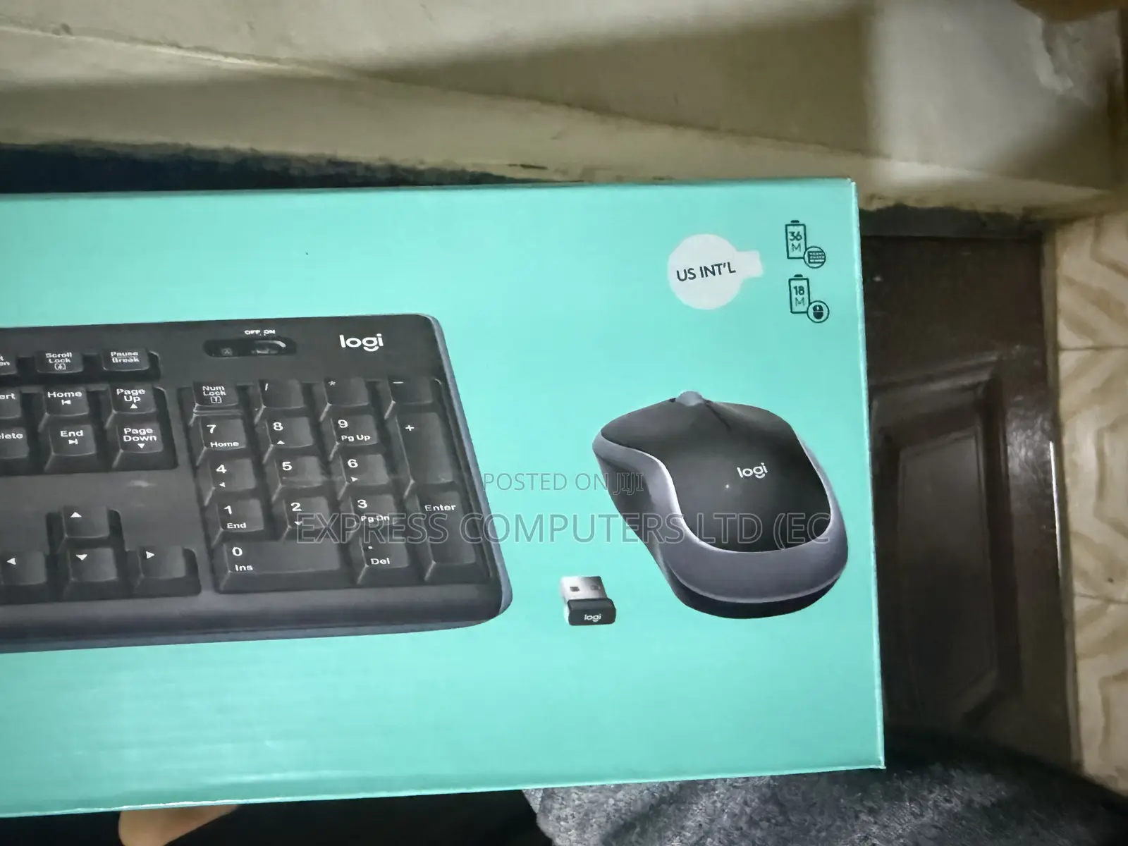Logitech Mk270 Wireless Keyboard and Mouse Combo Original From Uk