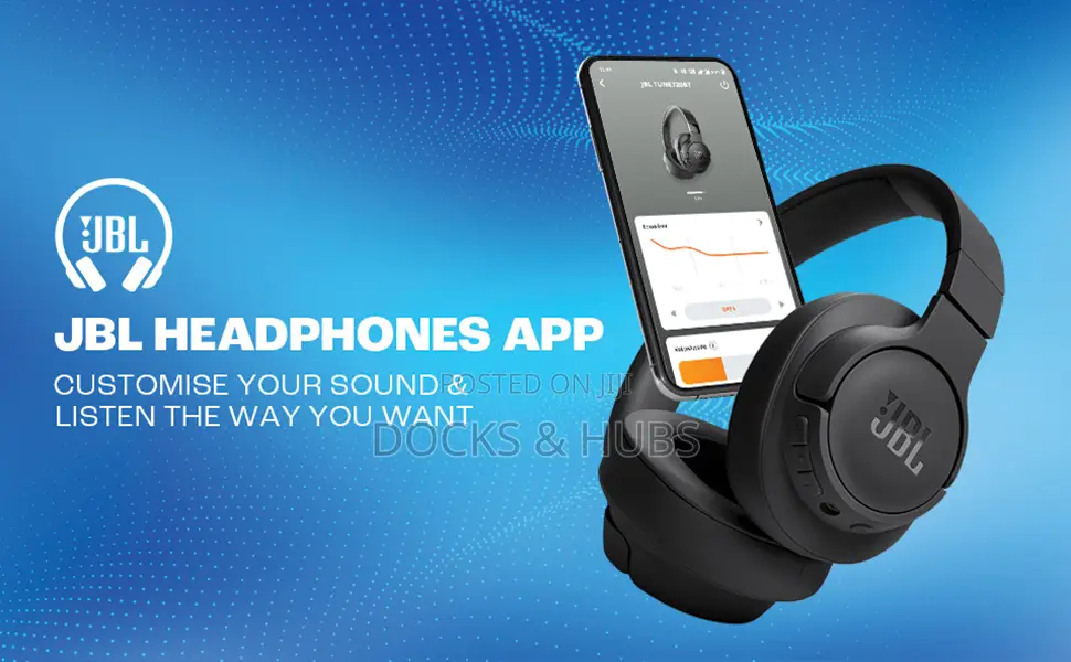 JBL Tune 720bt Wireless Over Ear Headphones