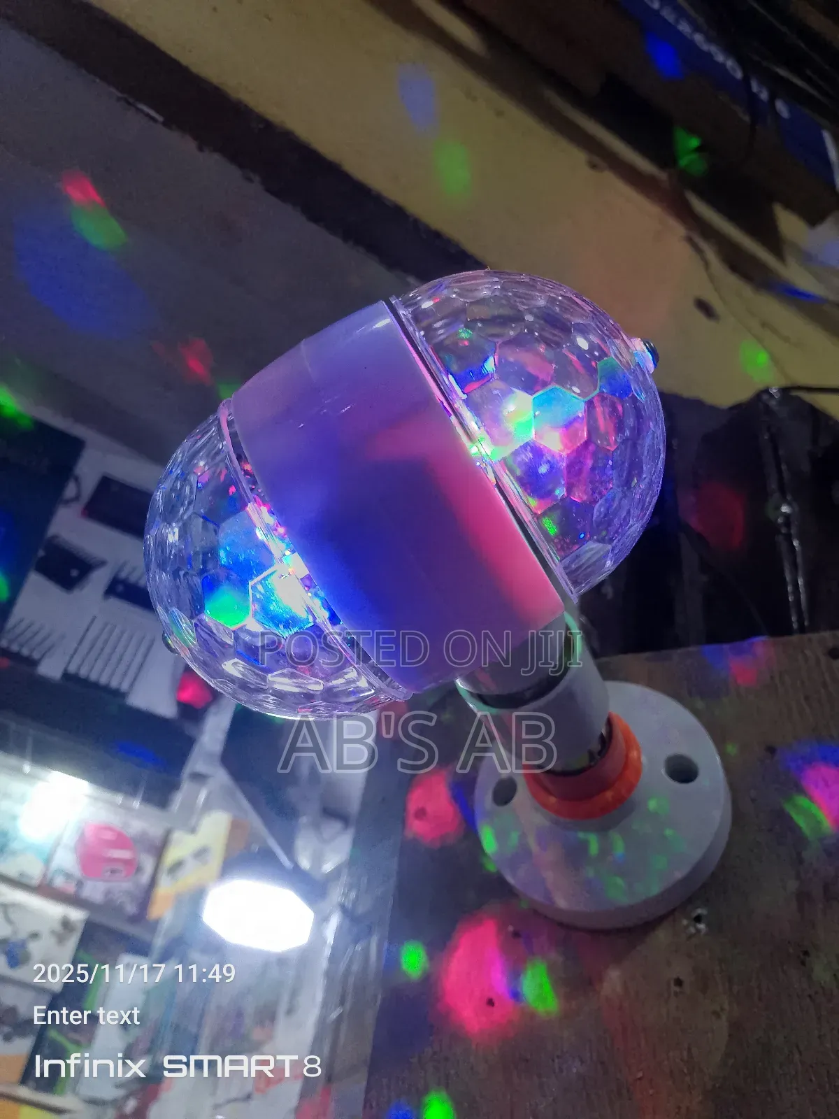 Led Full Color Rotating Lamp