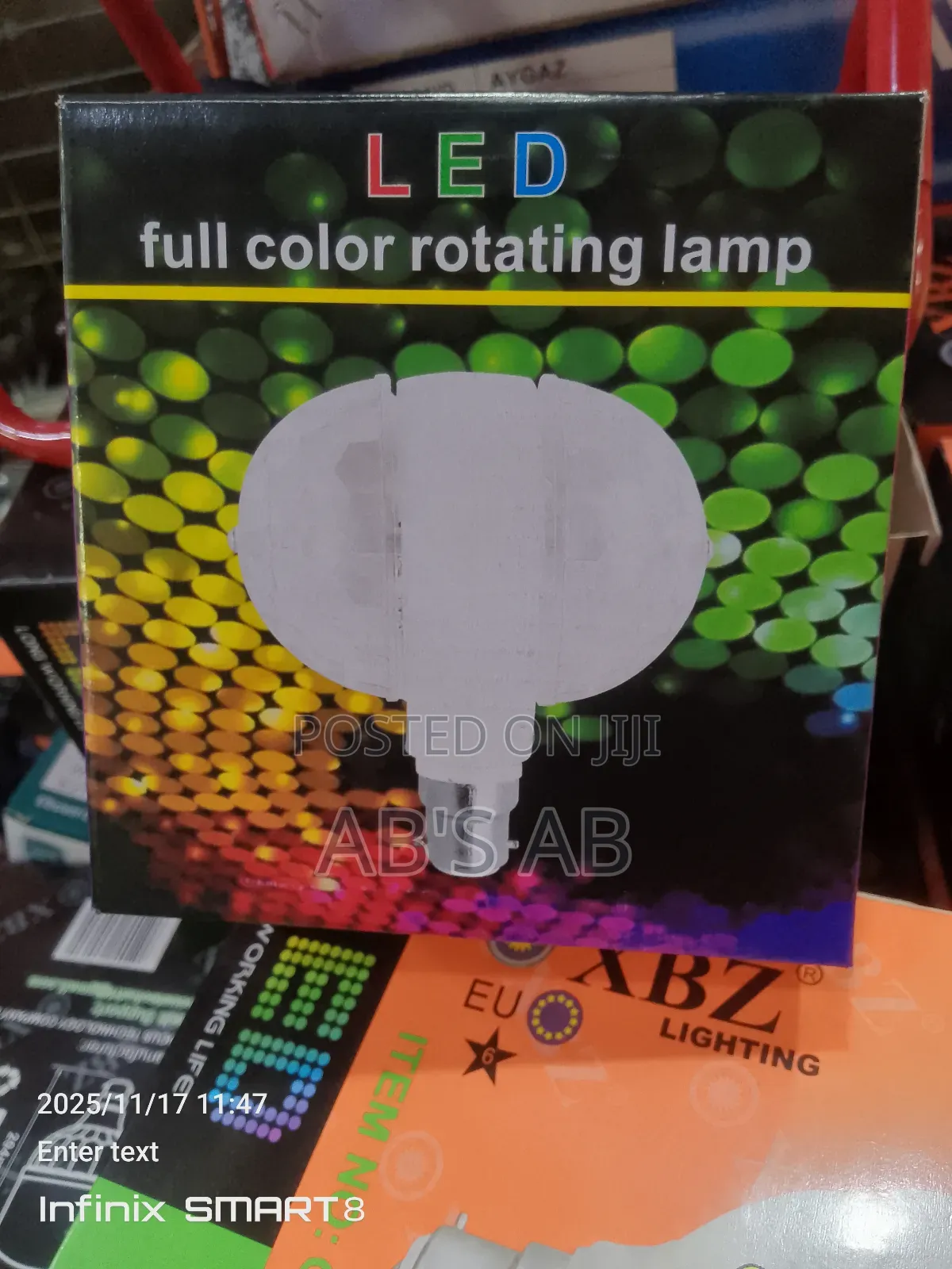 Led Full Color Rotating Lamp