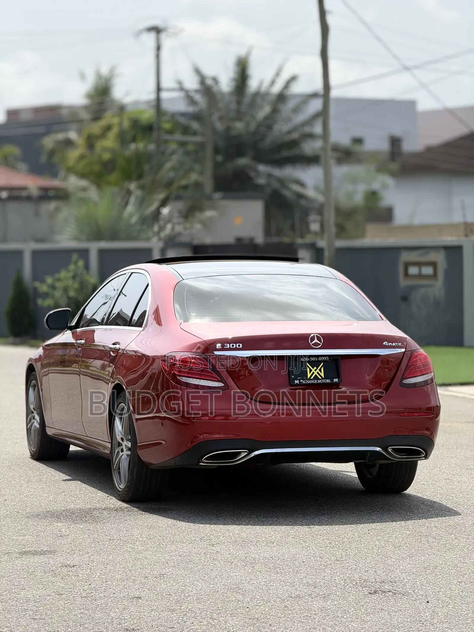 Mercedes-Benz E300 4Matic AWD Sedan (2.0L 4cyl 9A) 2017 Red