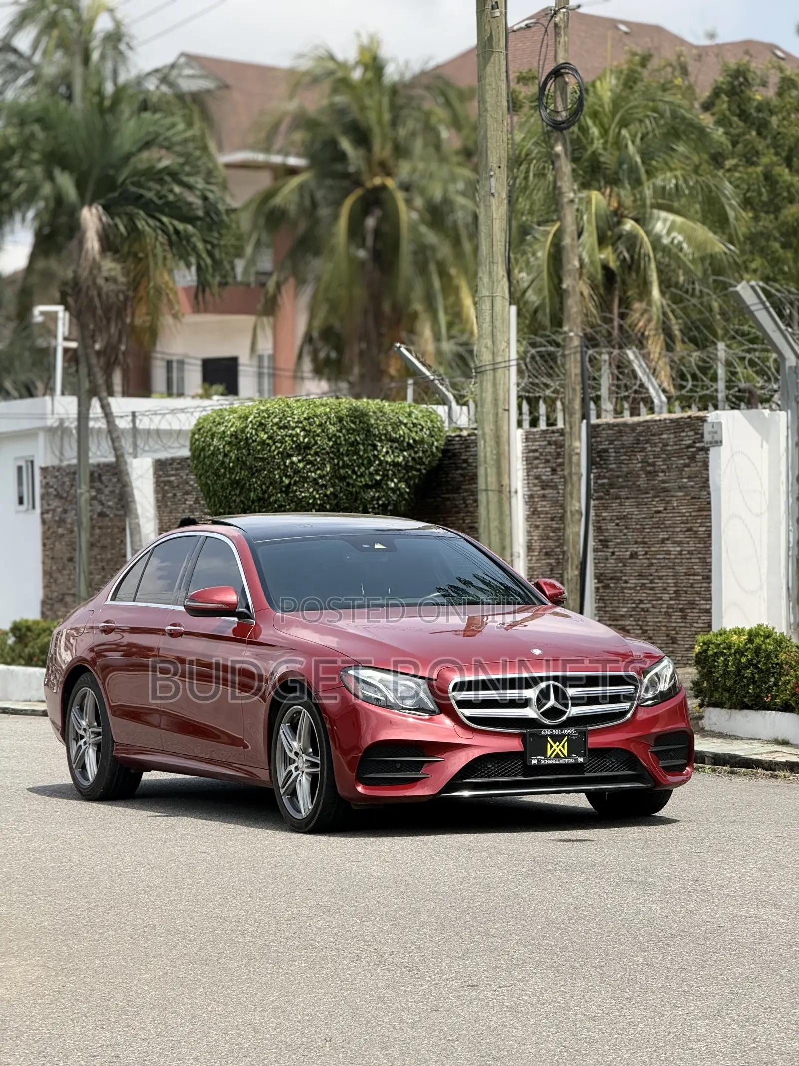 Mercedes-Benz E300 4Matic AWD Sedan (2.0L 4cyl 9A) 2017 Red