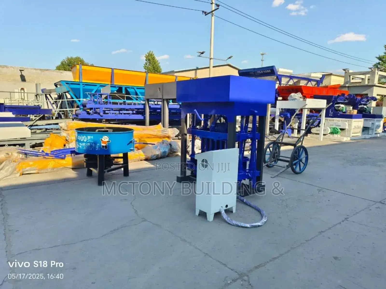 Industrial Block Machine