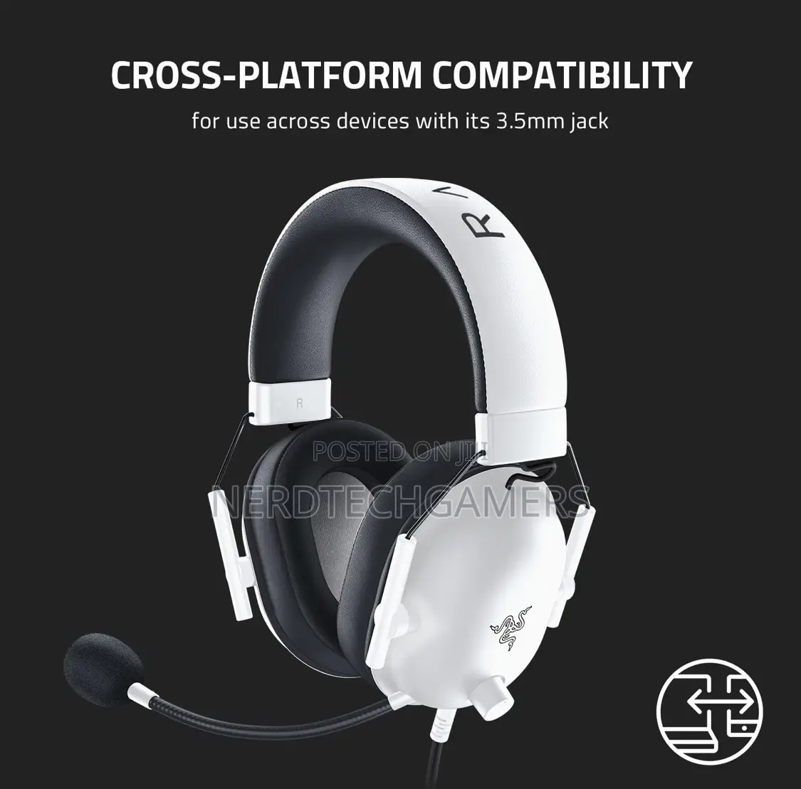 Razer Blackshark V2 X 3.5mm Wired Gaming Headset