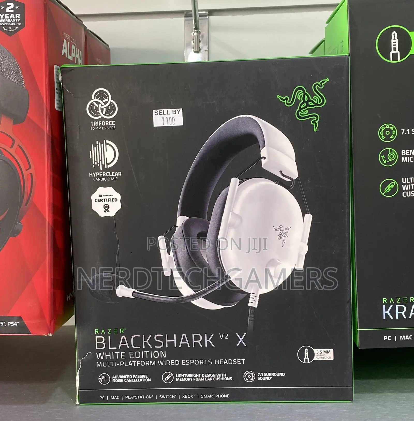 Razer Blackshark V2 X 3.5mm Wired Gaming Headset