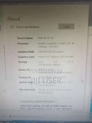 Desktop Computer HP 8GB Intel Core I3 HDD 500GB