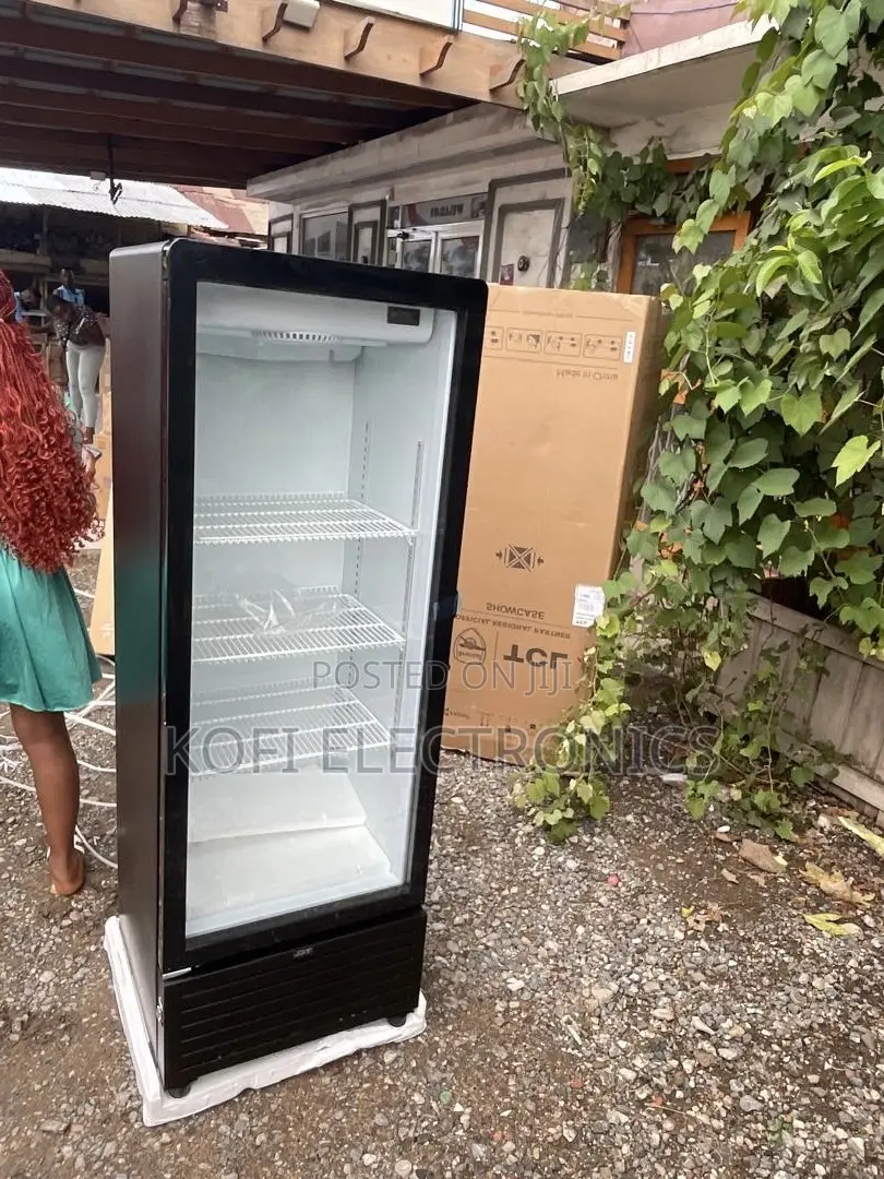 TCL 325l Upright Cooler Crystal Clear Door, Heavy-Duty Performance