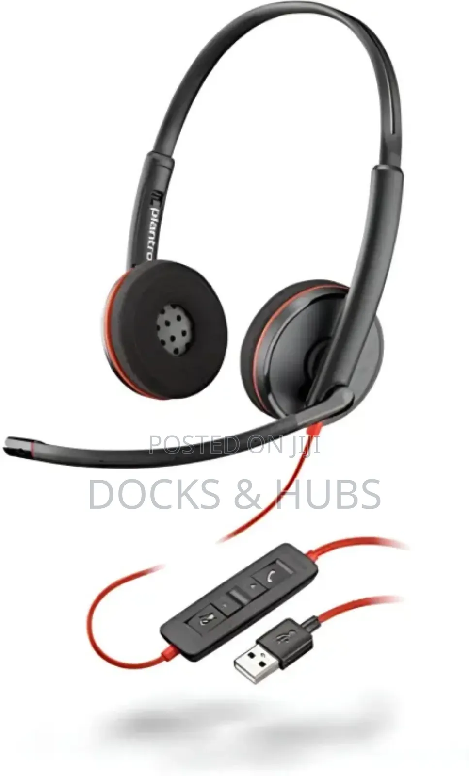 Plantronics Blackwire 3220 Stereo Corded Uc Headset With Usb
