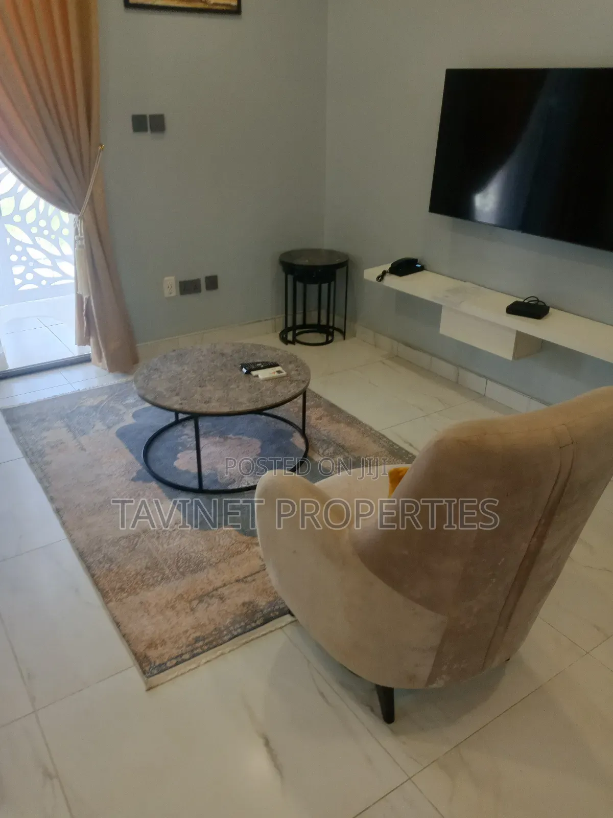 Furnished Studio Apartment in Adjiriganor for Rent