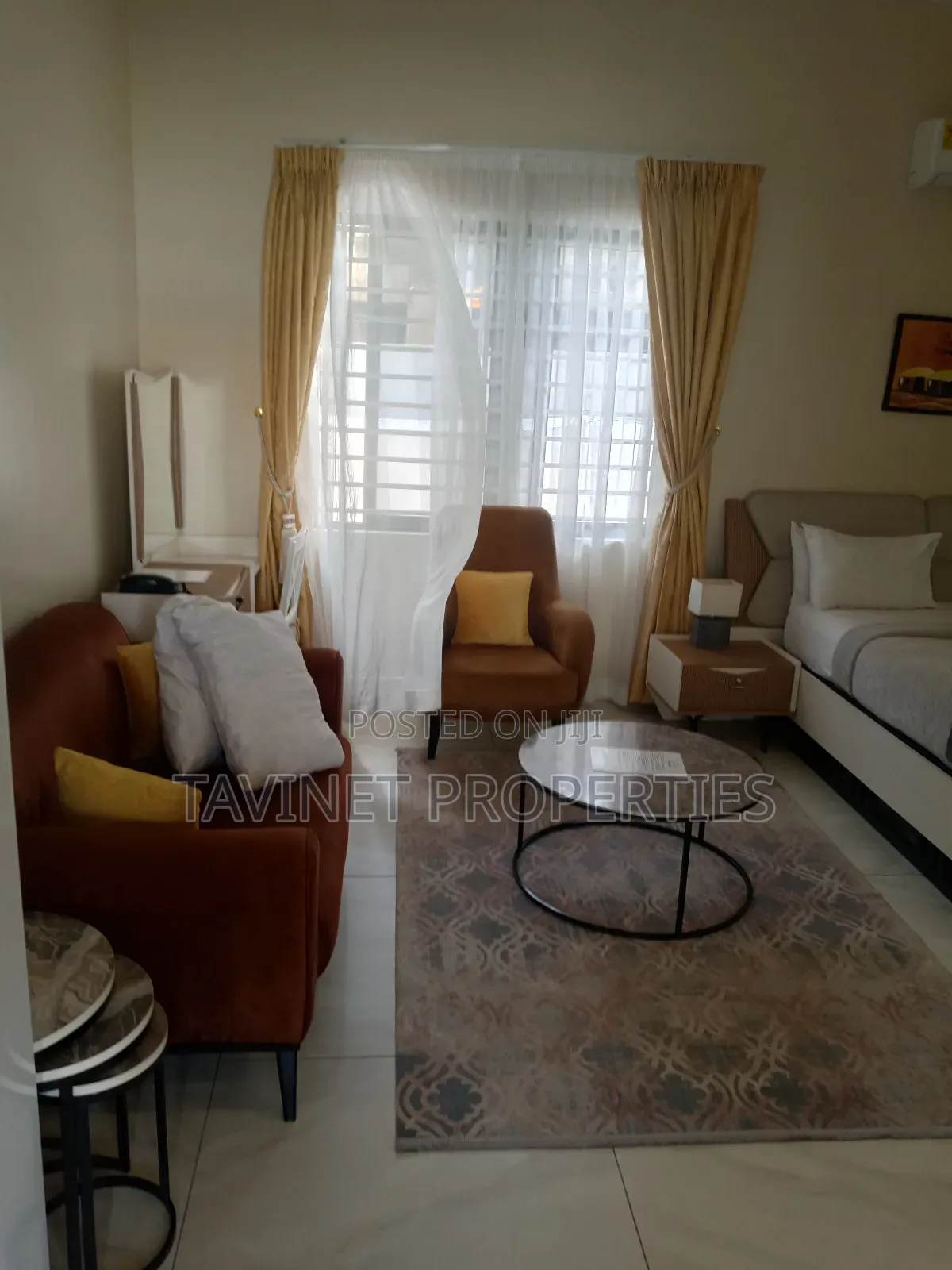 Furnished Studio Apartment in Adjiriganor for Rent