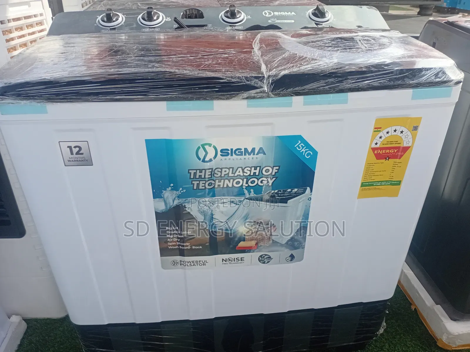 Soft Cycle Sigma 15kg Washing Machine Sigma Washing Machine