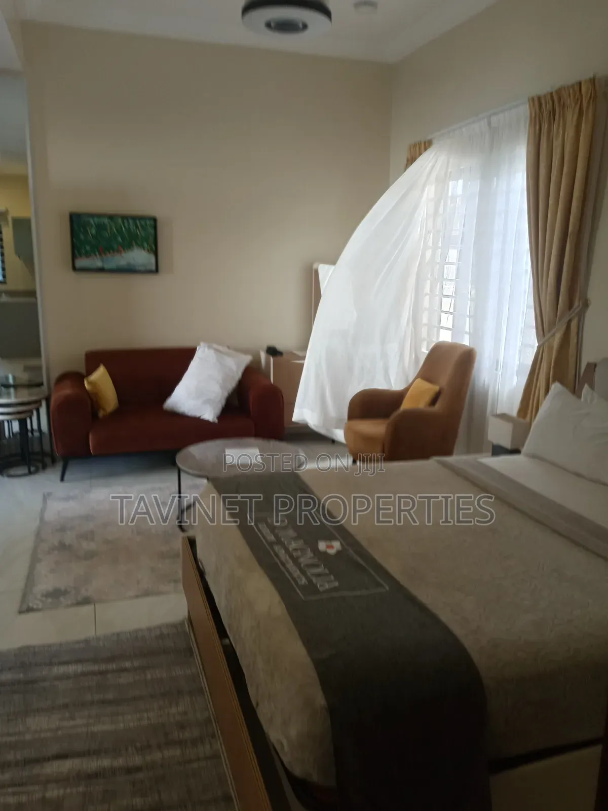 Executive Furnished Studio Apartment in Adjiriganor for Short Let