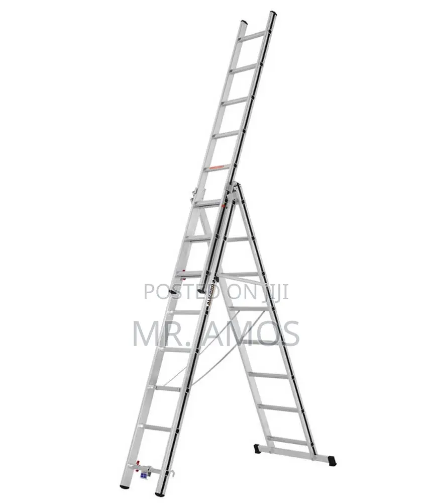 3 Section 3 X 9 Steps Extension Ladder - Hlad03391