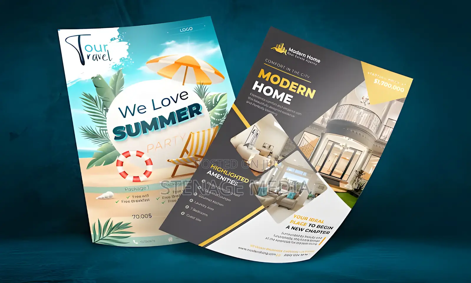 Flyers Leaflets Printing in Ghana | Stenage Media