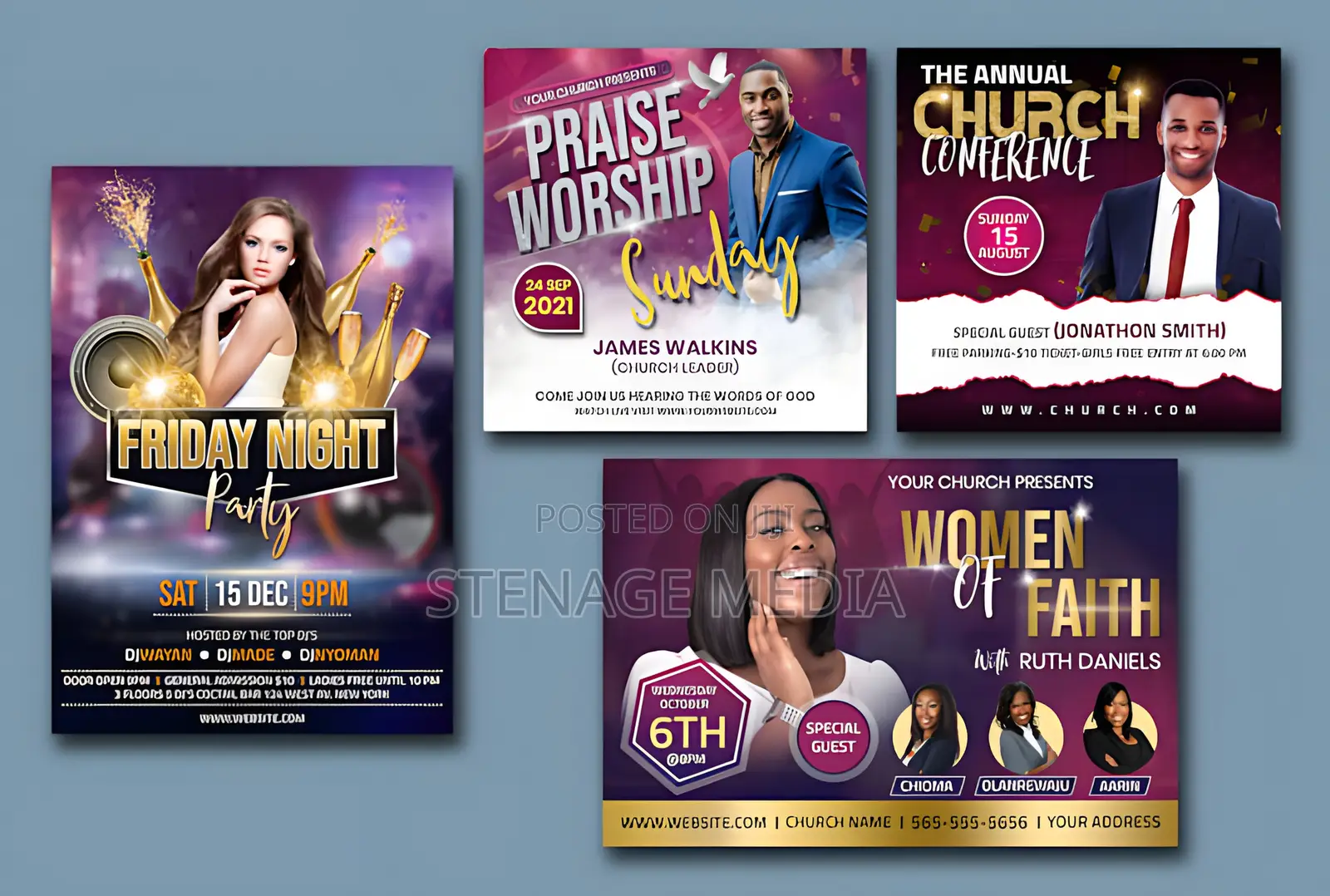 Professional Poster Printing in Ghana | Stenage Media