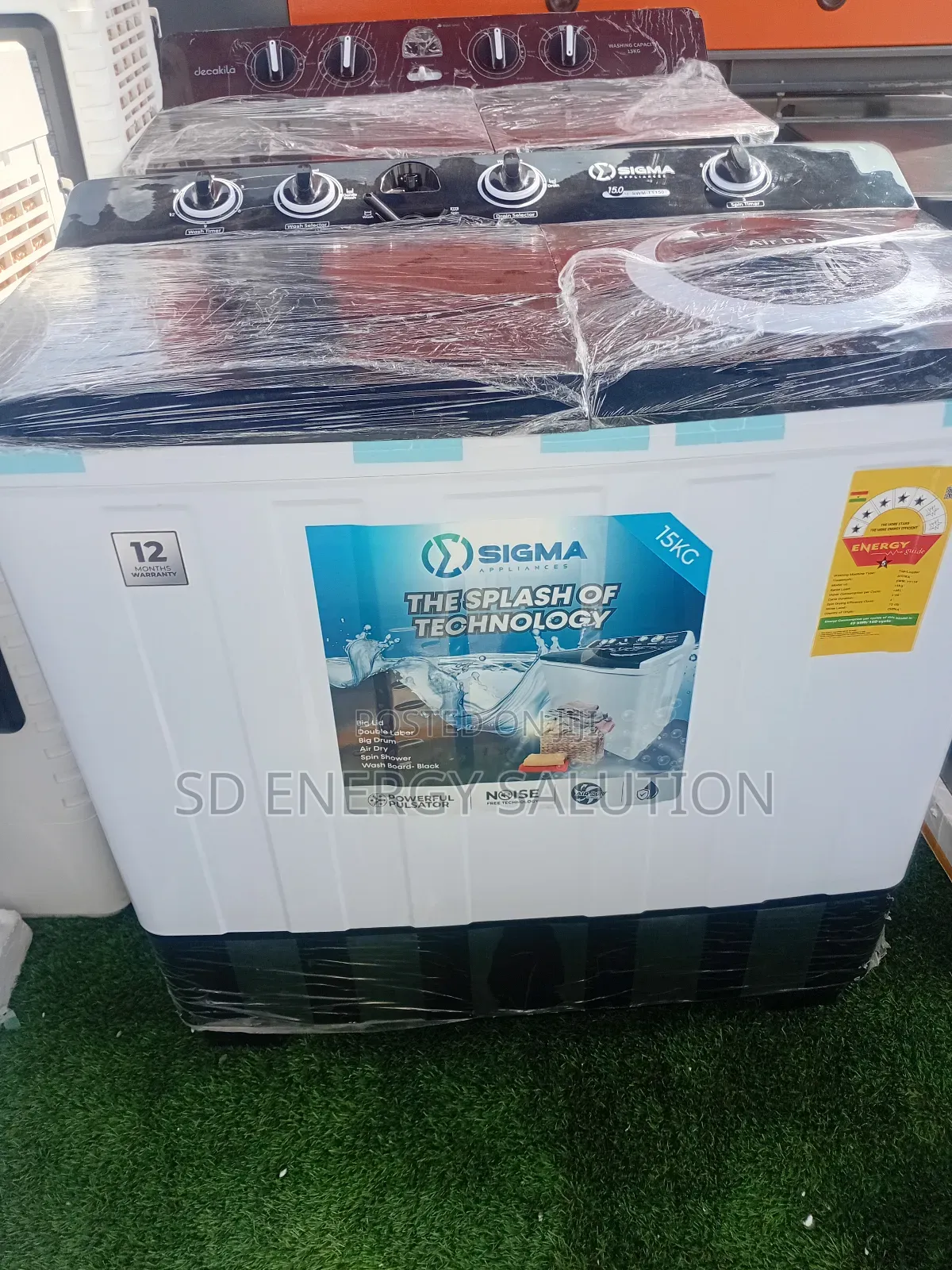 Foam Flow Sigma 15kg Washing Machine Sigma Washing Machine