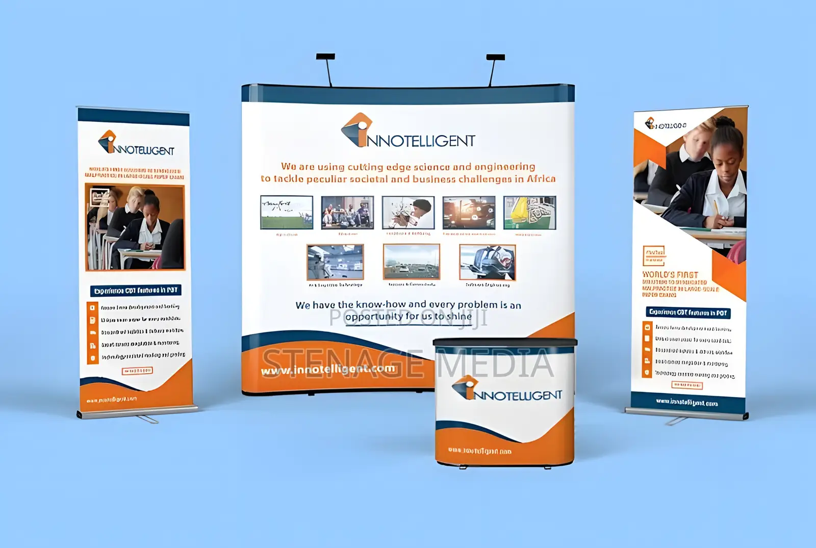Pop-Up Display Exhibition Stand Printing | Stenage Media