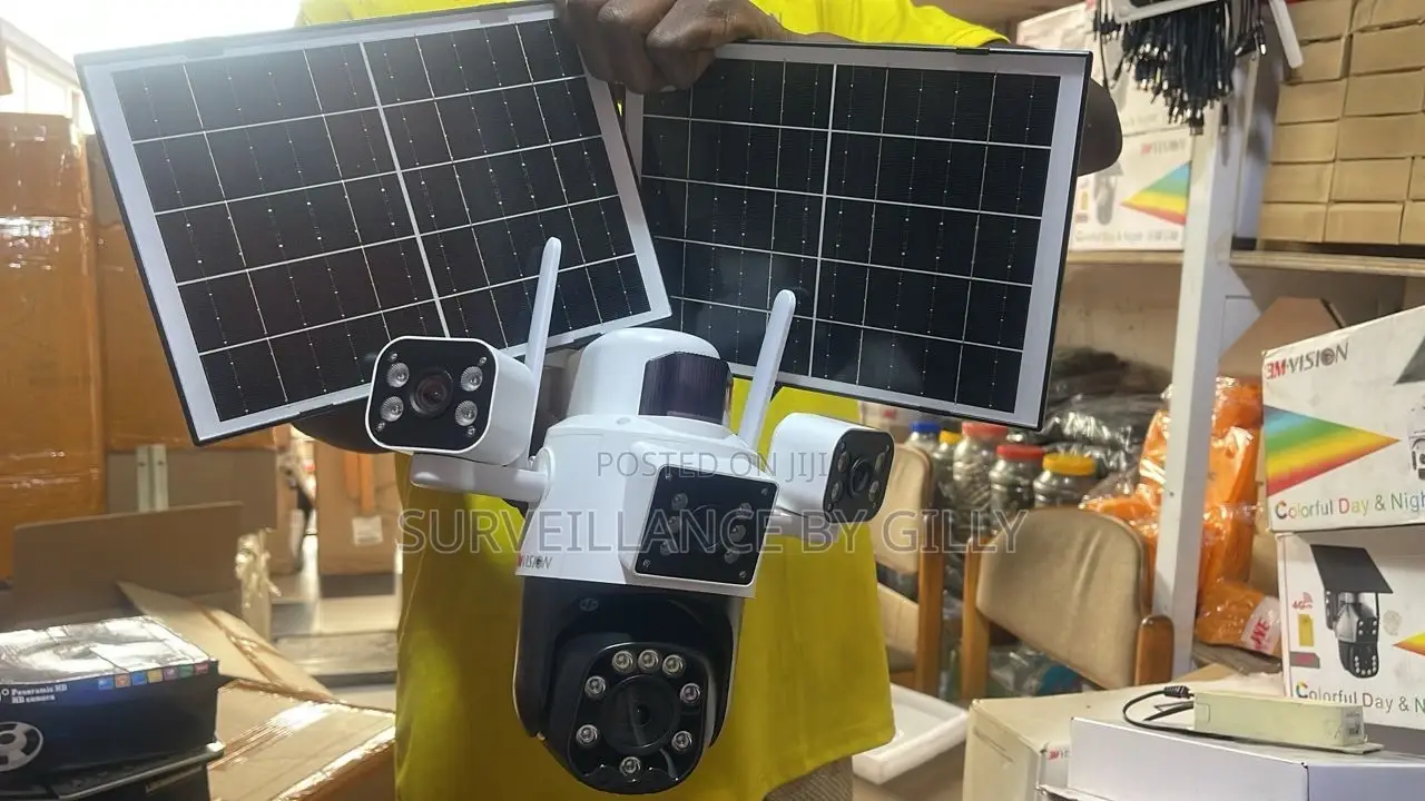 12mp 4 Lenses 4g Solar Camera , Hieasy App and PTZ