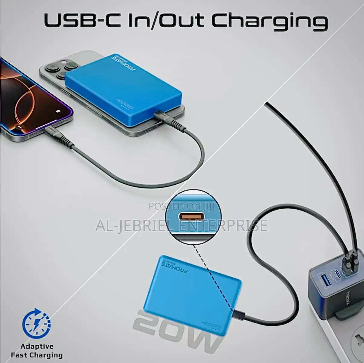 Promate 10,000mah Wireless Powerbank