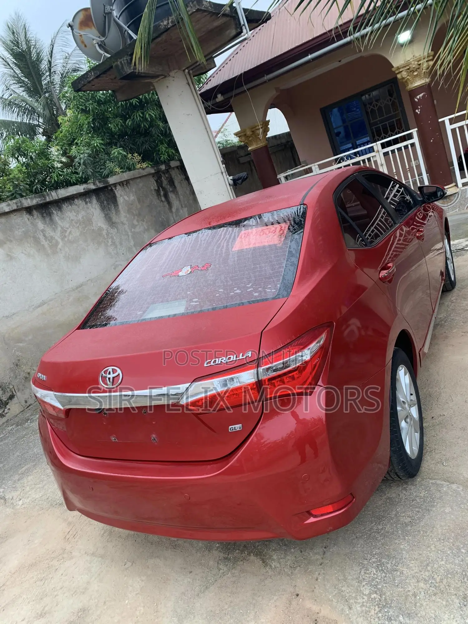 Toyota Corolla 2016 Red
