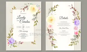 Elegant Wedding Invitation Cards Printing | Stenage Media