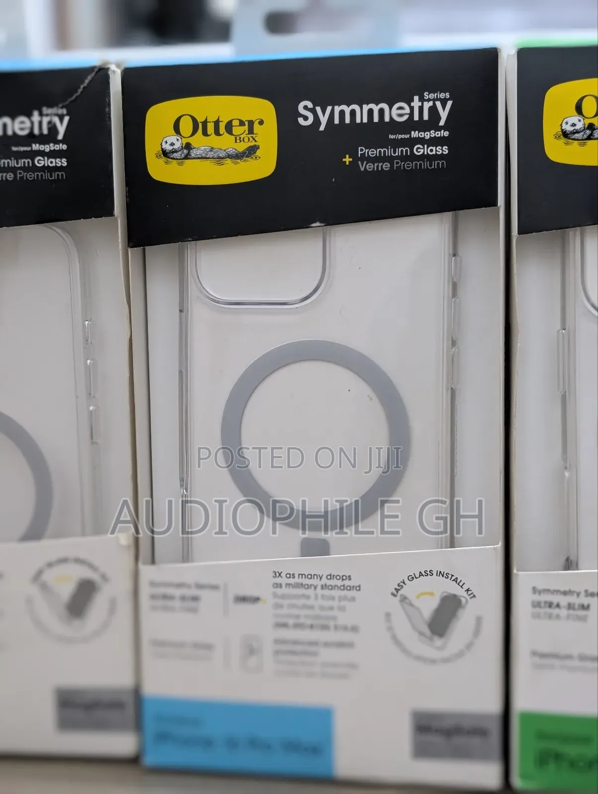 Otterbox iPhone 16 Pro Max Symmetry Clear Case + Premium Glass Magsafe