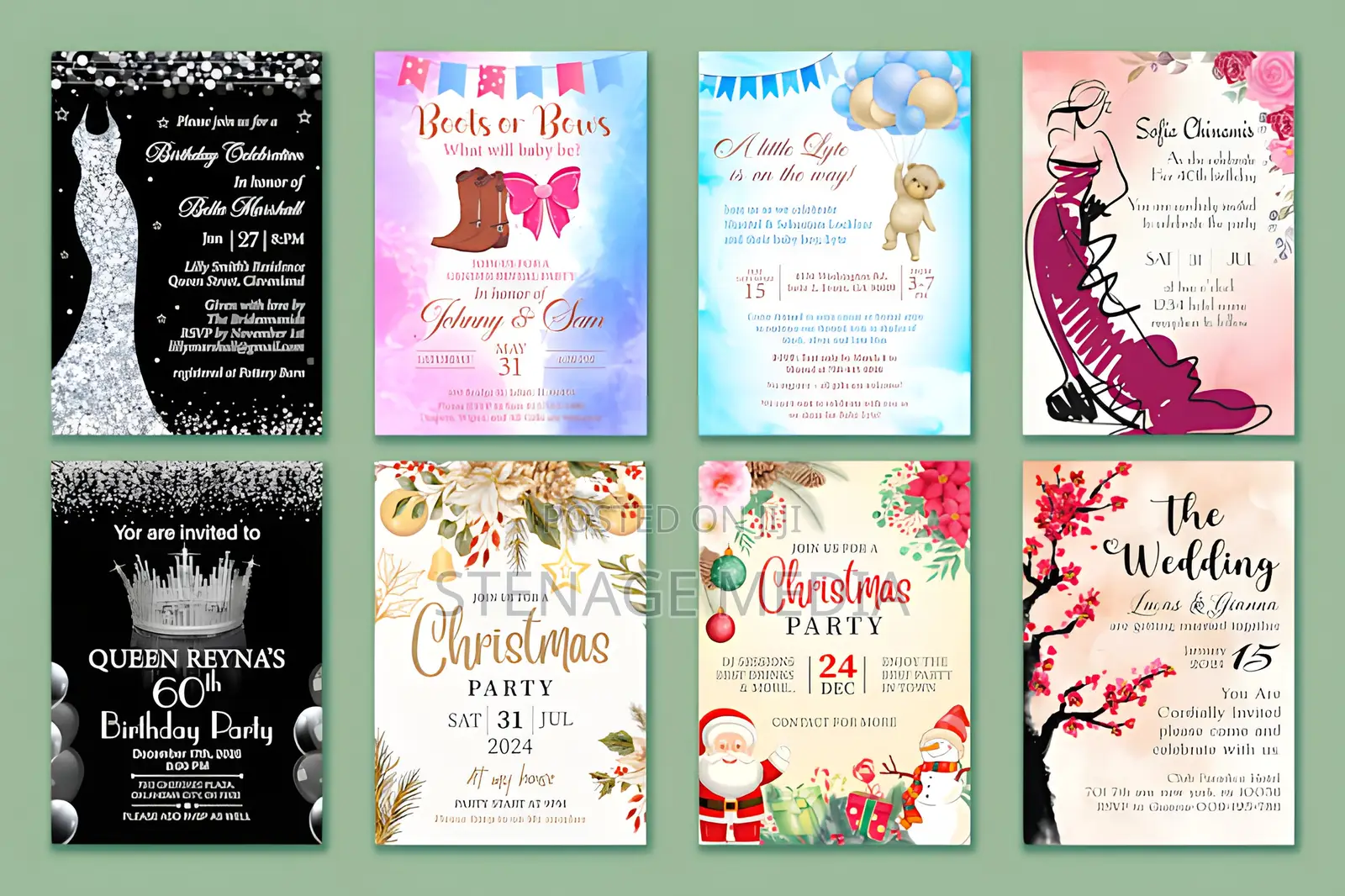 Custom Birthday Card Printing | Stenage Media Ghana