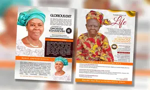 Funeral Poster Memorial Printing | Stenage Media Ghana