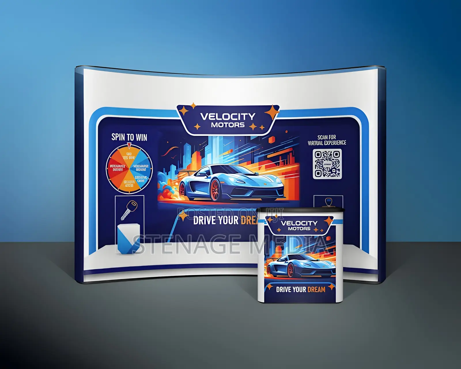 Event Backdrop Stage Branding Printing | Stenage Media