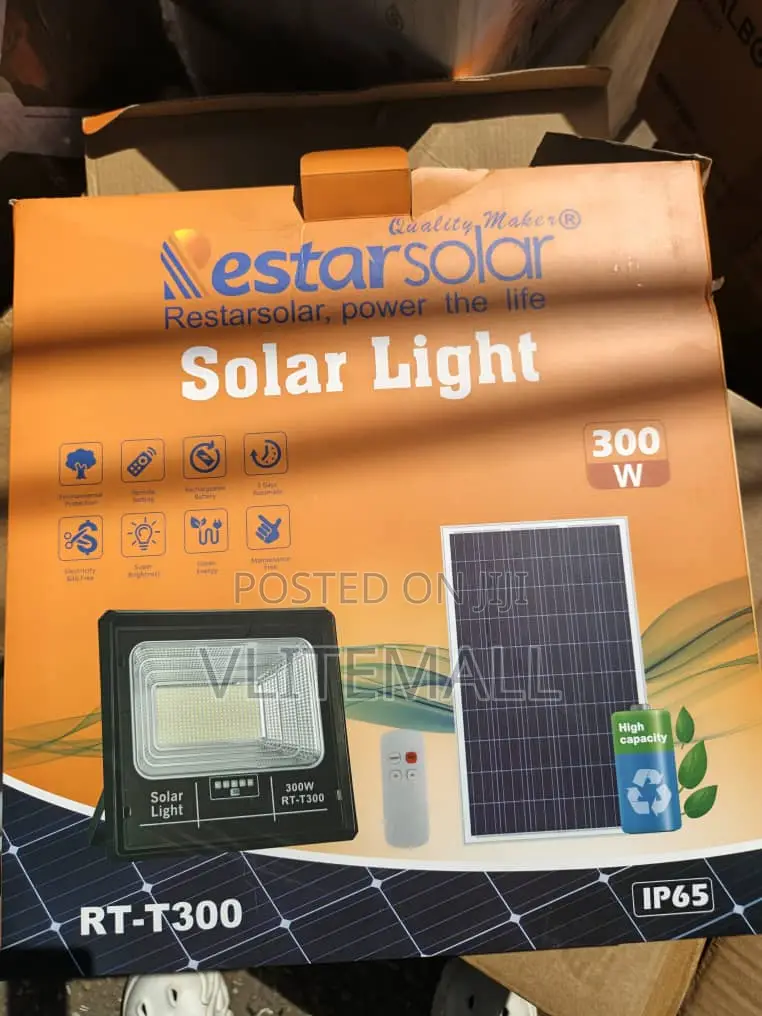 Resta Solar Lighting (300watss)Flood Light
