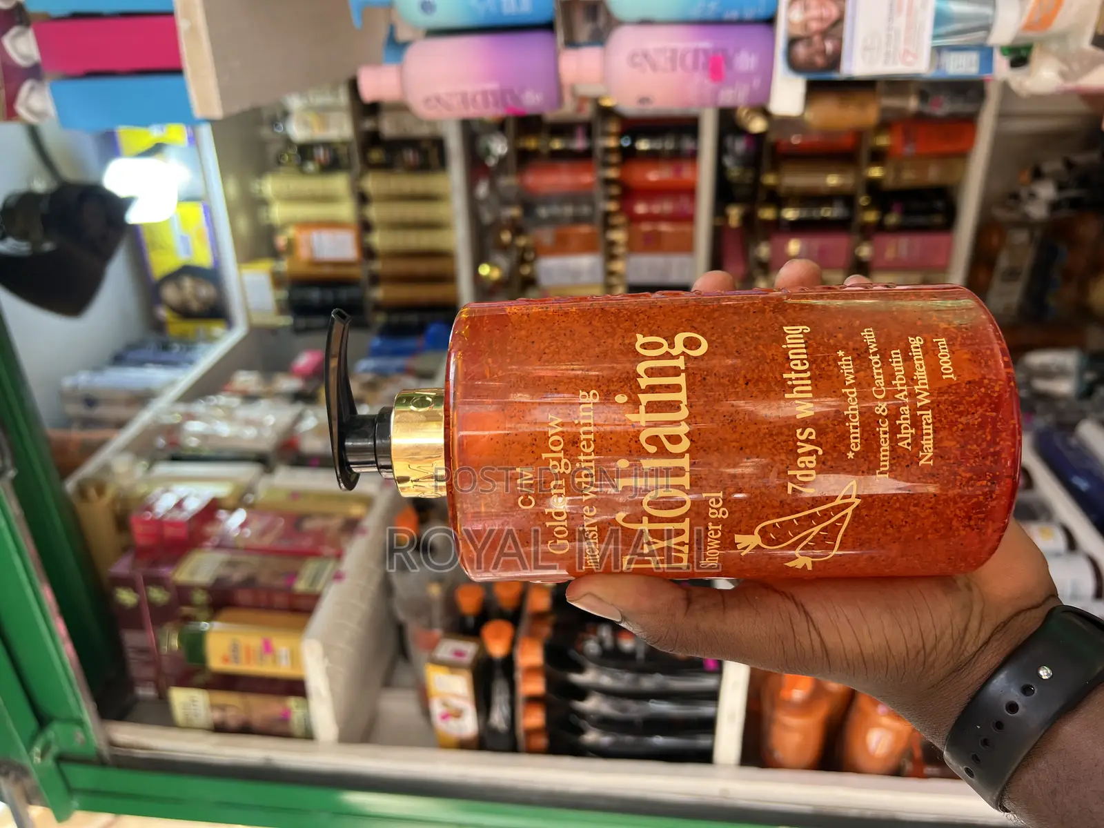Golden Glow Intensive Whitening Exfoilating Shower Gel
