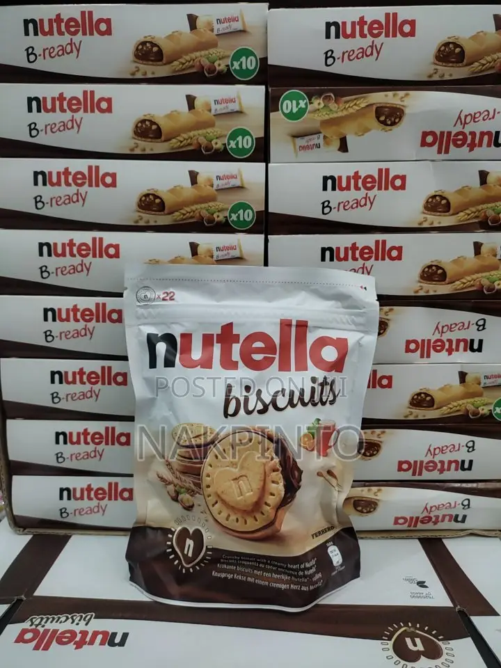 Nutella Biscuit in Resealable Bag 304g With Hazelnuts Chocolate Spread