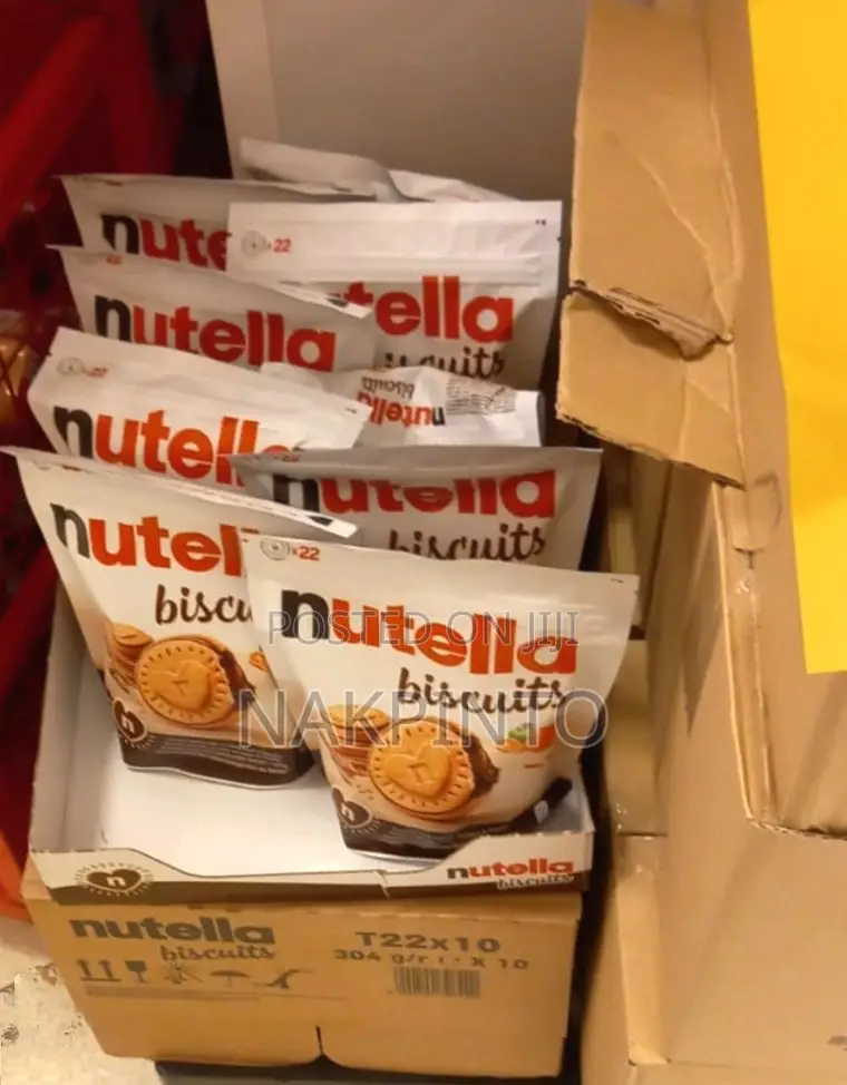 Nutella Biscuit in Resealable Bag 304g With Hazelnuts Chocolate Spread