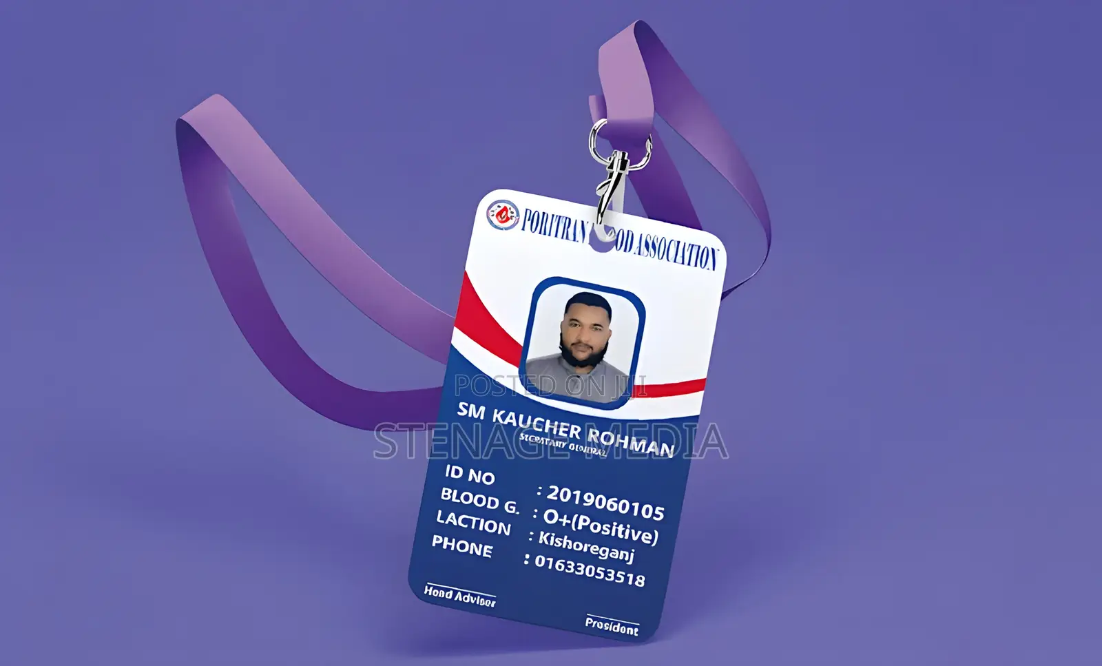 Student Staff Id Card Printing | Stenage Media Ghana