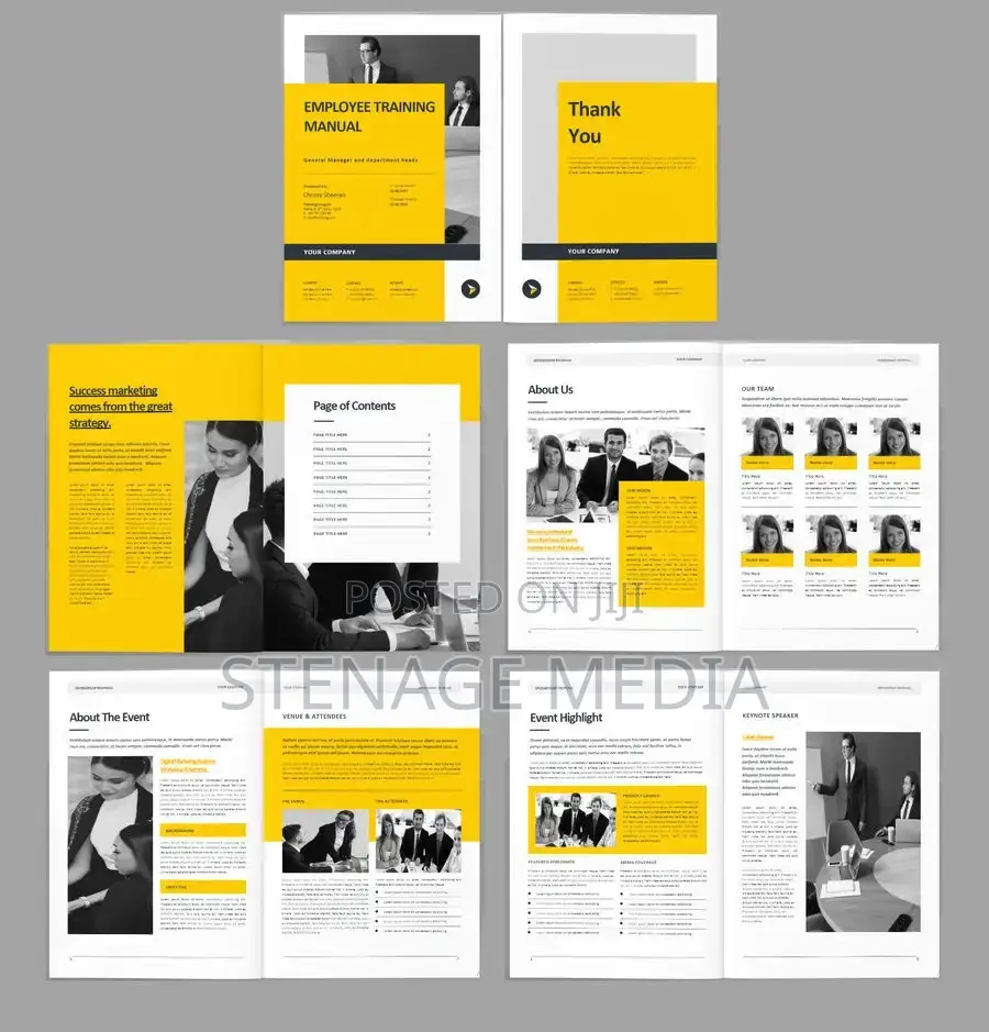 Training Manual Workbook Printing | Stenage Media