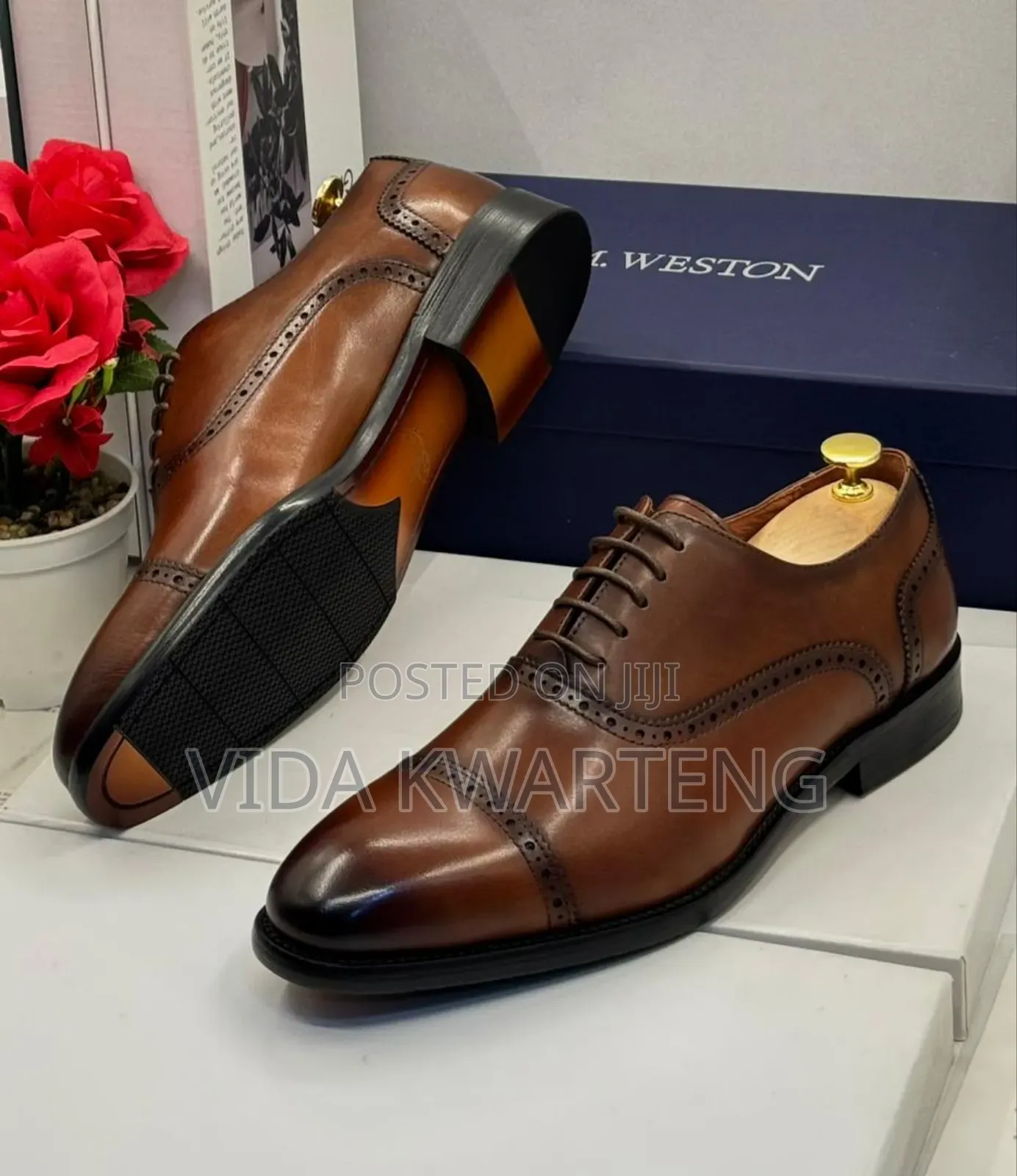 Executive Classic J.M Weston Brown Shoes