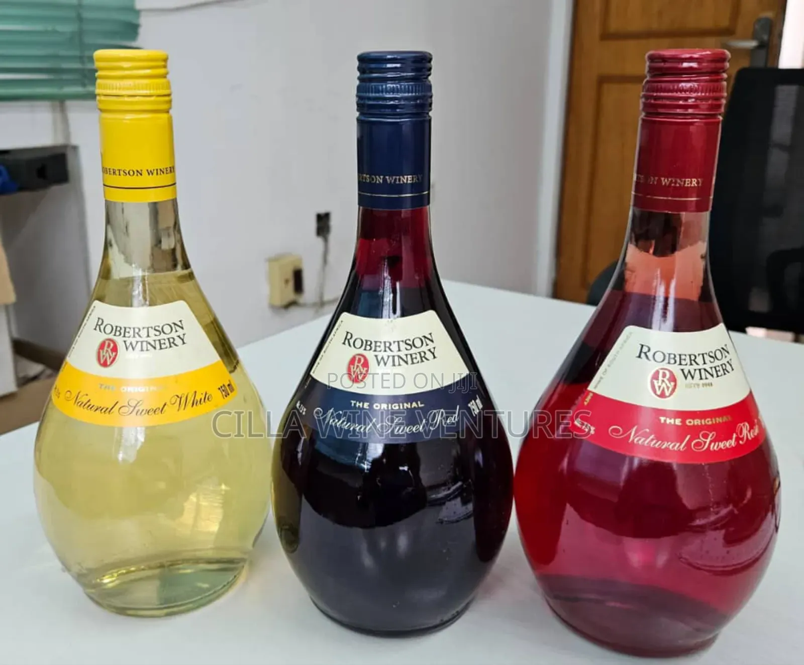 Robertson Natural Sweet Red,White and Pink 75cl