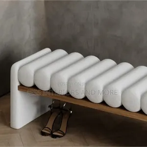 Accent Bench for Bedroom, Entryway(Boucle)