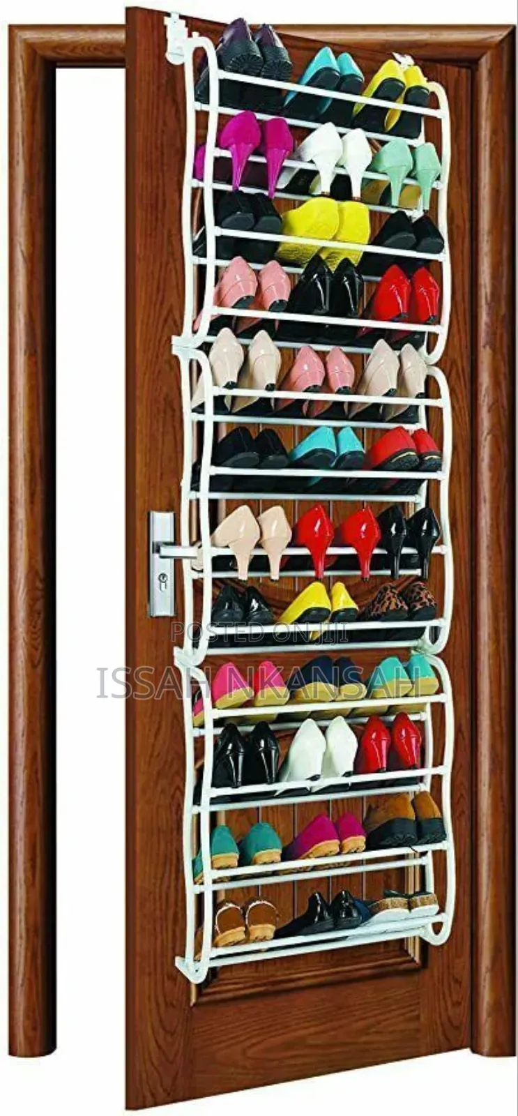 36 Pair's Over the Door Shoes Rack