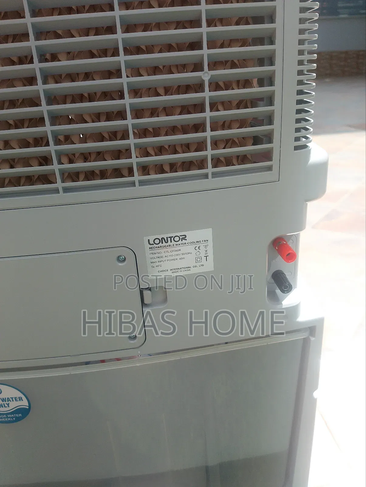 Lontor Water Cooling Rechargeable Fan 14hrs Working Time