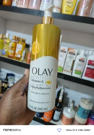 Olay Vitamin C Brightening Body Lotion.