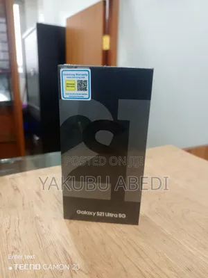 New Samsung Galaxy S21 Ultra 5G 256 GB Black